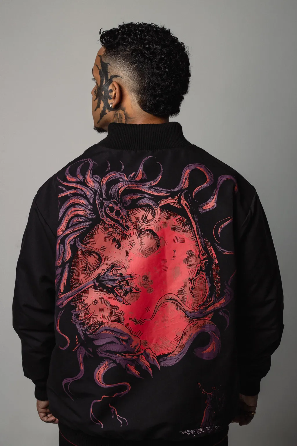 Bloodborne Reversible Bomber Jacket-IYAMIUIO