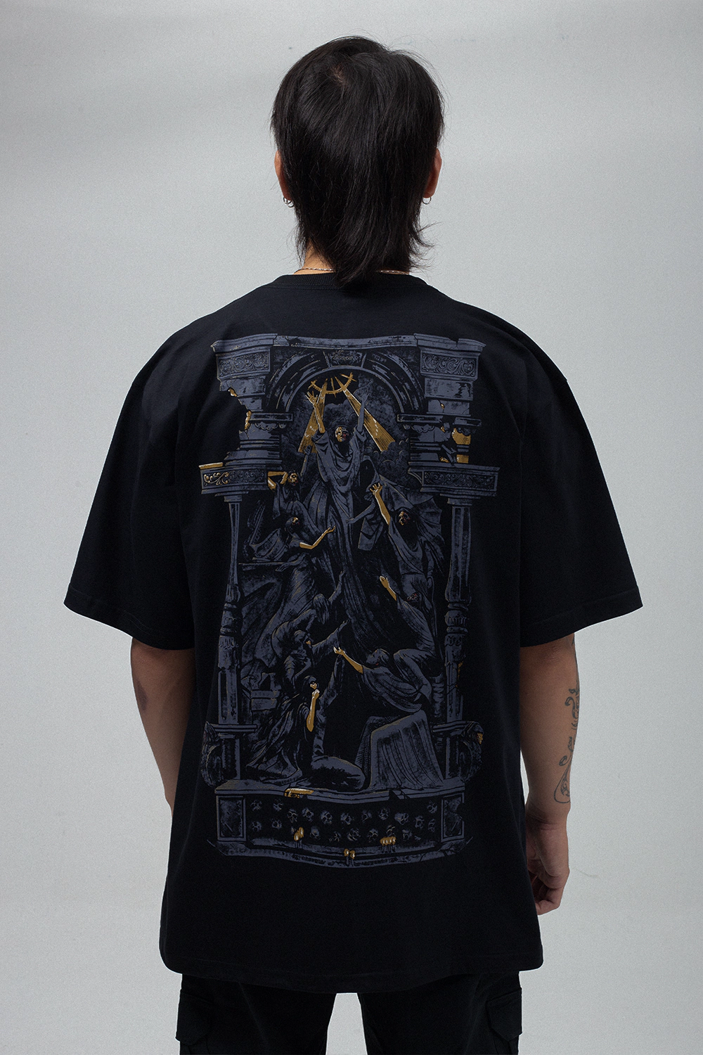 Blasphemous Charred Visage Tee-IYAMIUIO