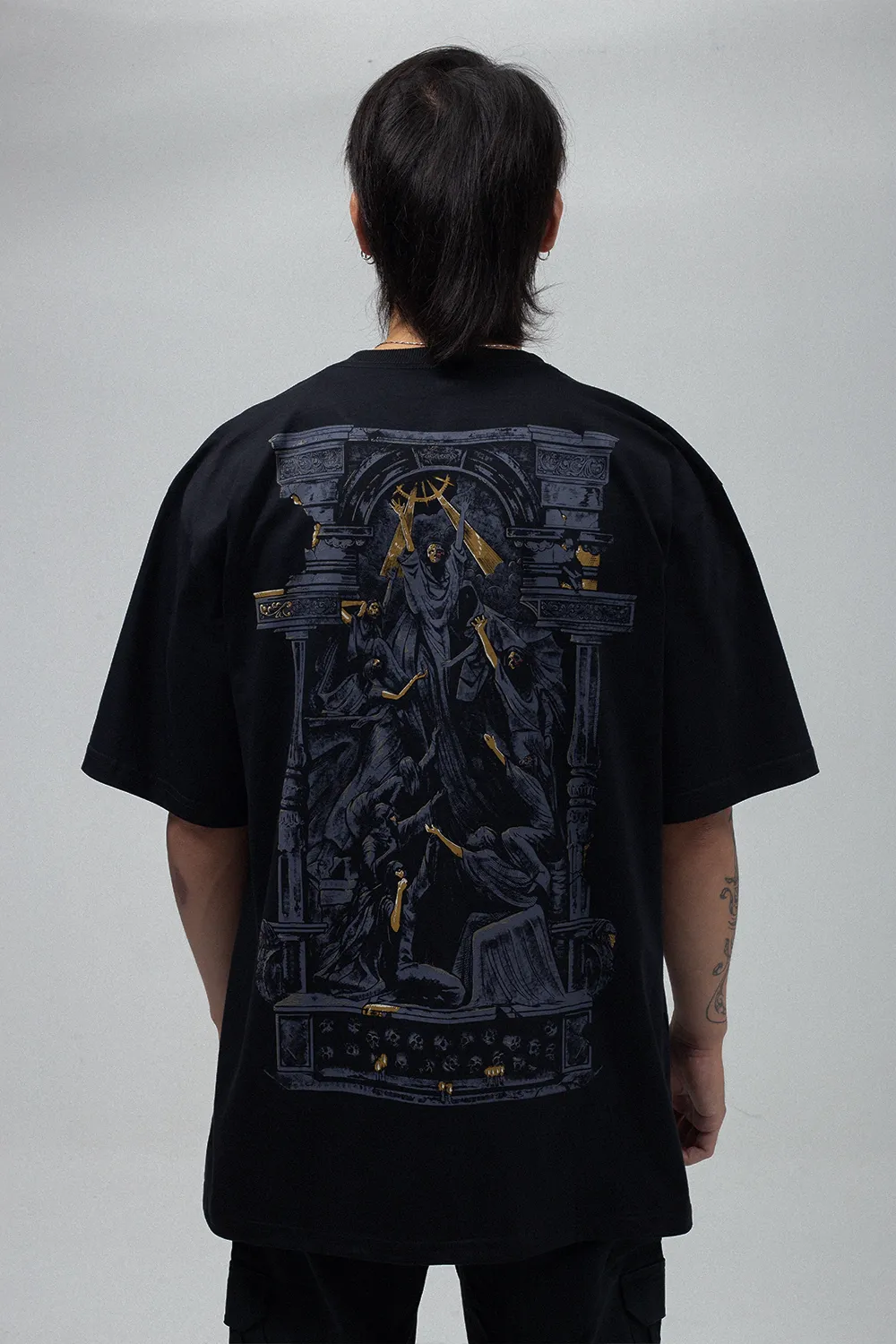 Blasphemous Charred Visage Tee-IYAMIUIO