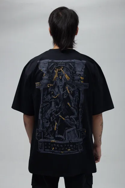 Blasphemous Charred Visage Tee-IYAMIUIO