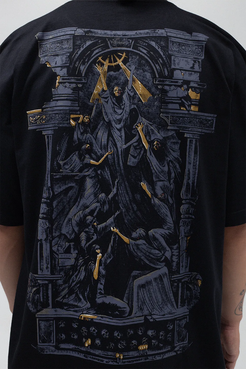 Blasphemous Charred Visage Tee-IYAMIUIO