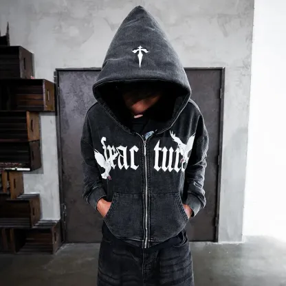 Death Note Fear True Zip-up Hoodie-IYAMIUIO