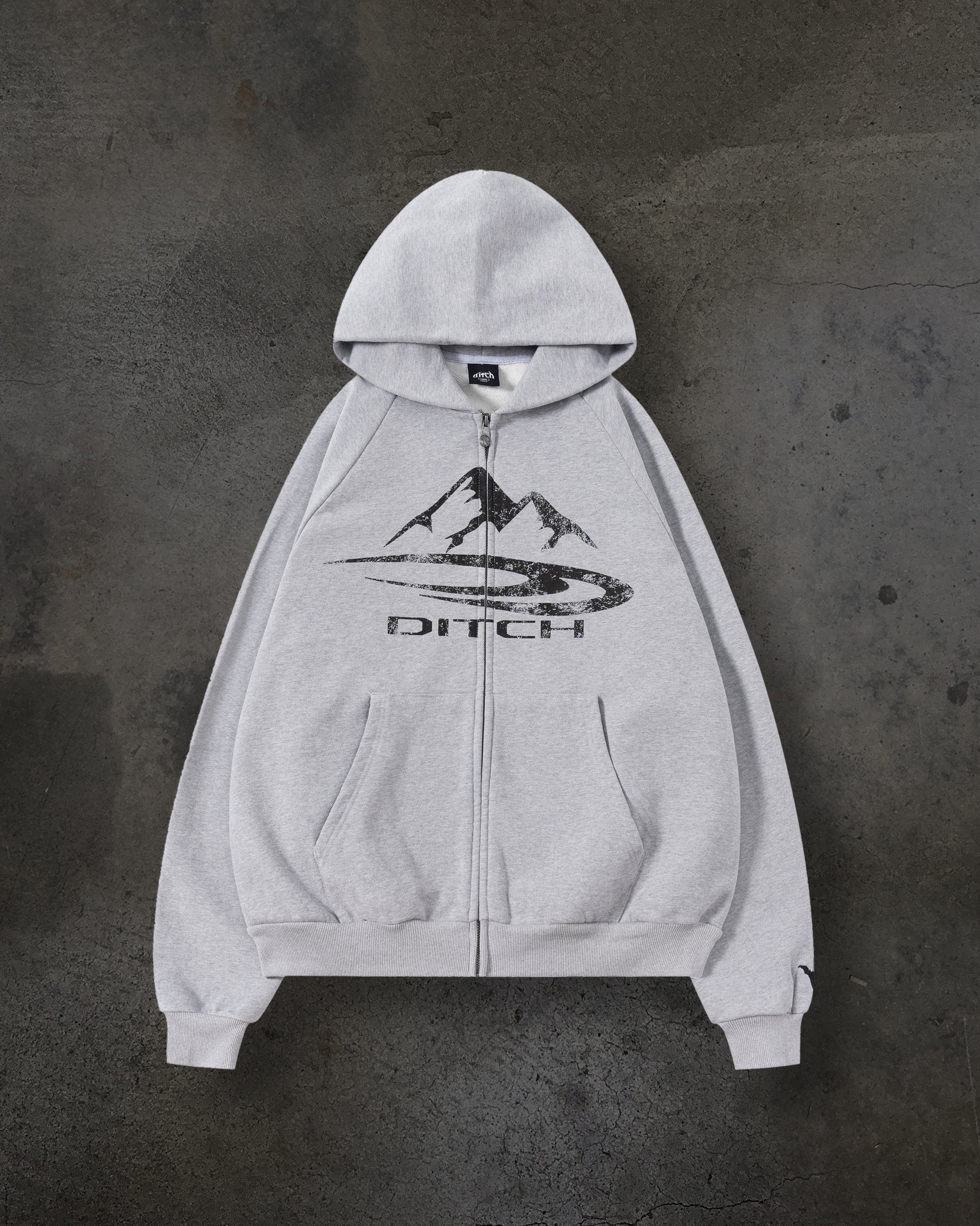 SUMMIT ZIPUP (HEATHER GREY)-IYAMIUIO