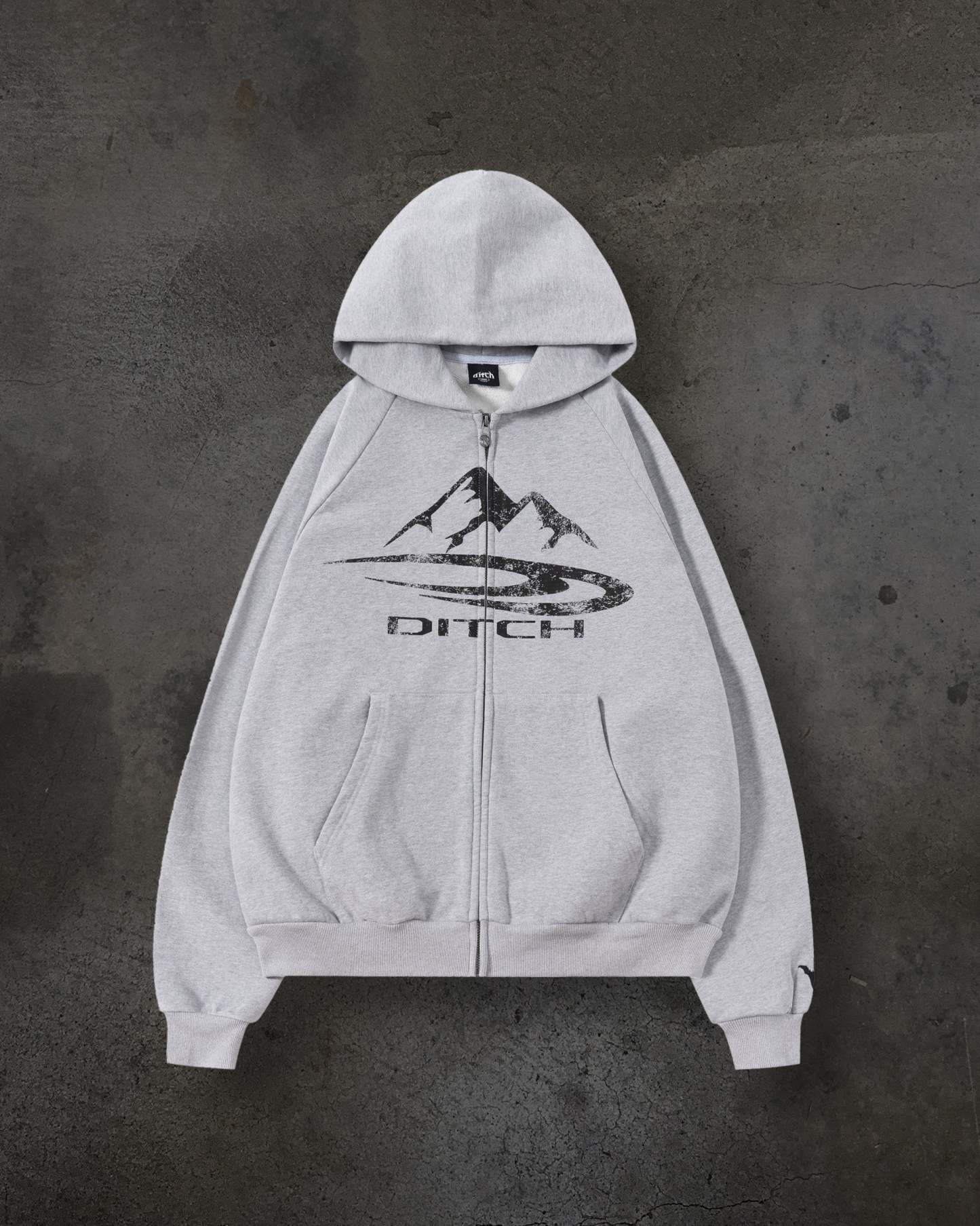 SUMMIT ZIPUP (HEATHER GREY)-IYAMIUIO