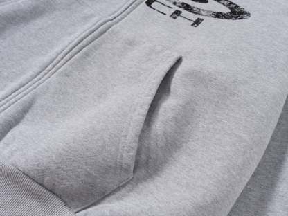 SUMMIT ZIPUP (HEATHER GREY)-IYAMIUIO