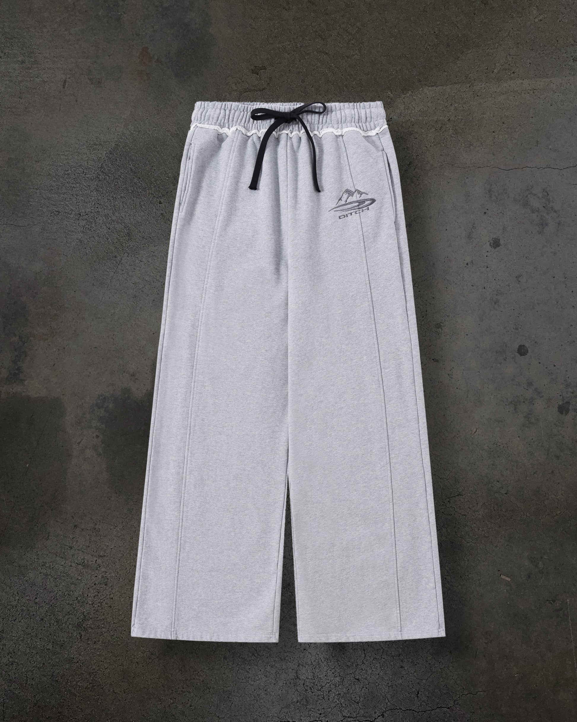 SUMMIT SWEATS (HEATHER GREY)-IYAMIUIO