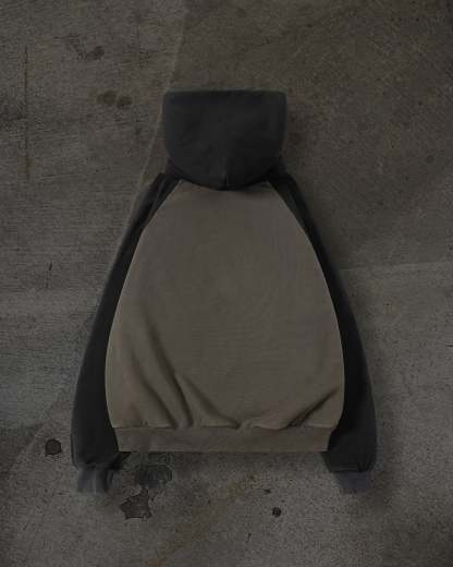 SUMMIT MASKED HOODIE (ASH)-IYAMIUIO