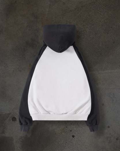 SUMMIT MASKED HOODIE (WHITE)-IYAMIUIO