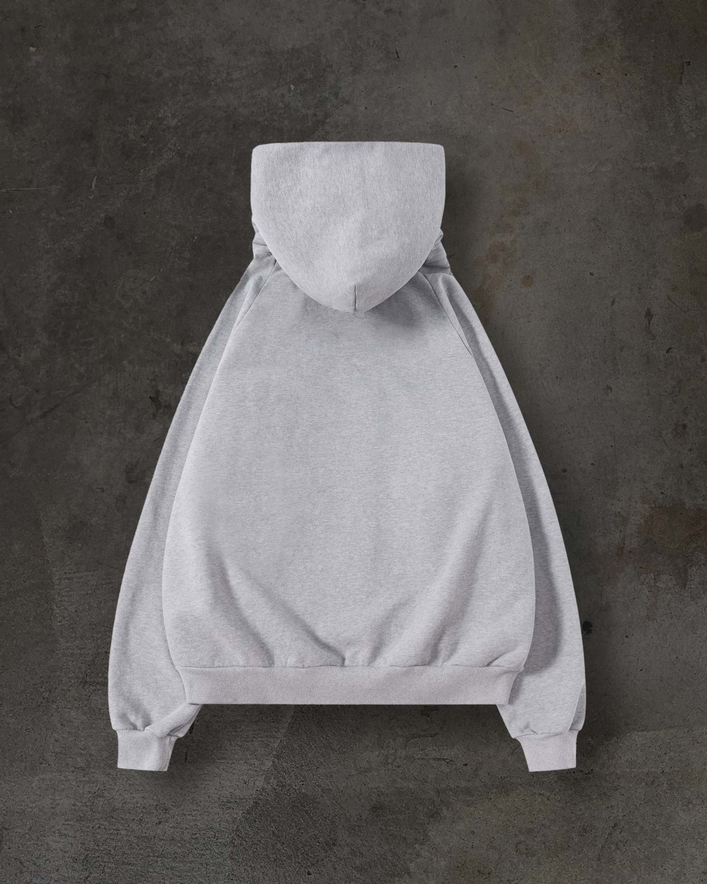 SUMMIT MASKED HOODIE (HEATHER GREY)-IYAMIUIO