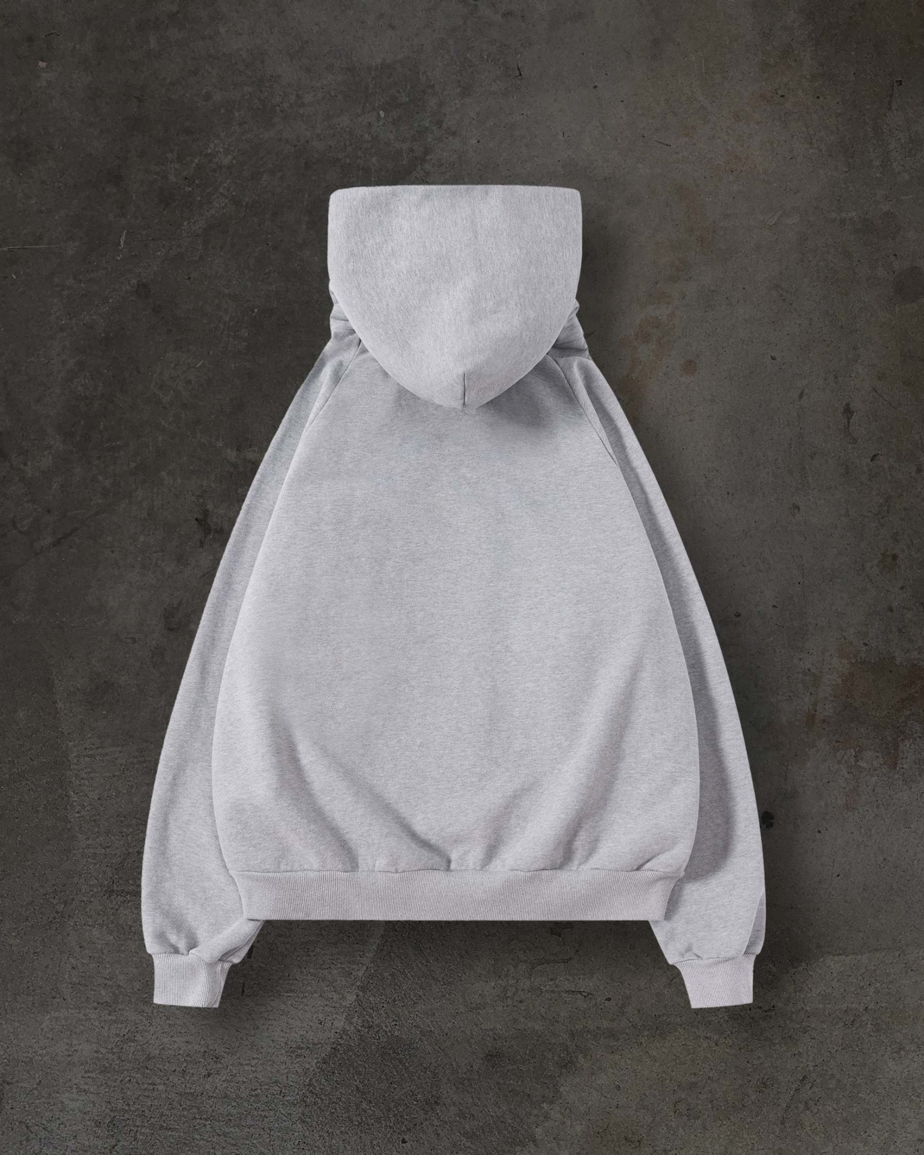 SUMMIT MASKED HOODIE (HEATHER GREY)-IYAMIUIO