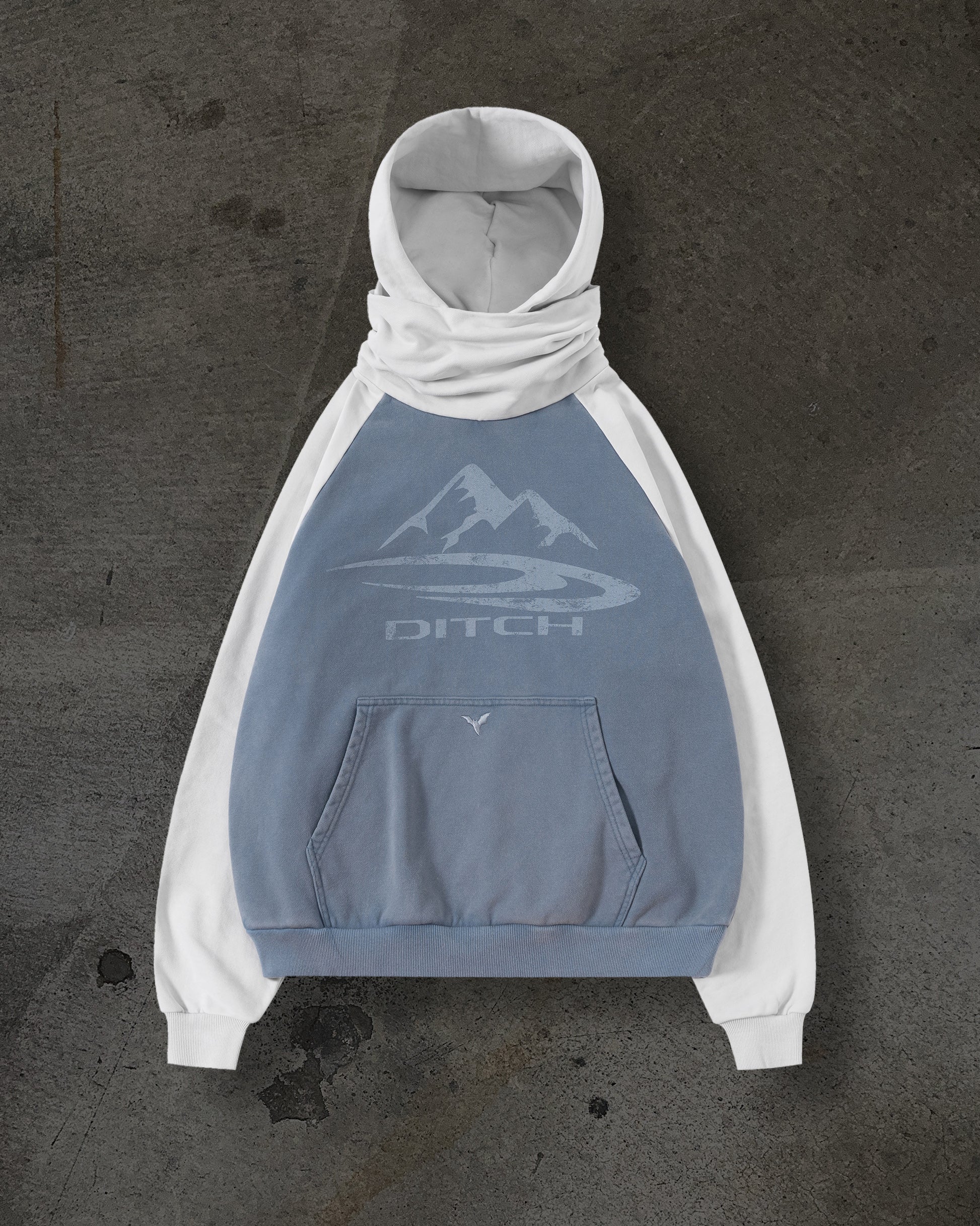 SUMMIT MASKED HOODIE (FLINT)-IYAMIUIO