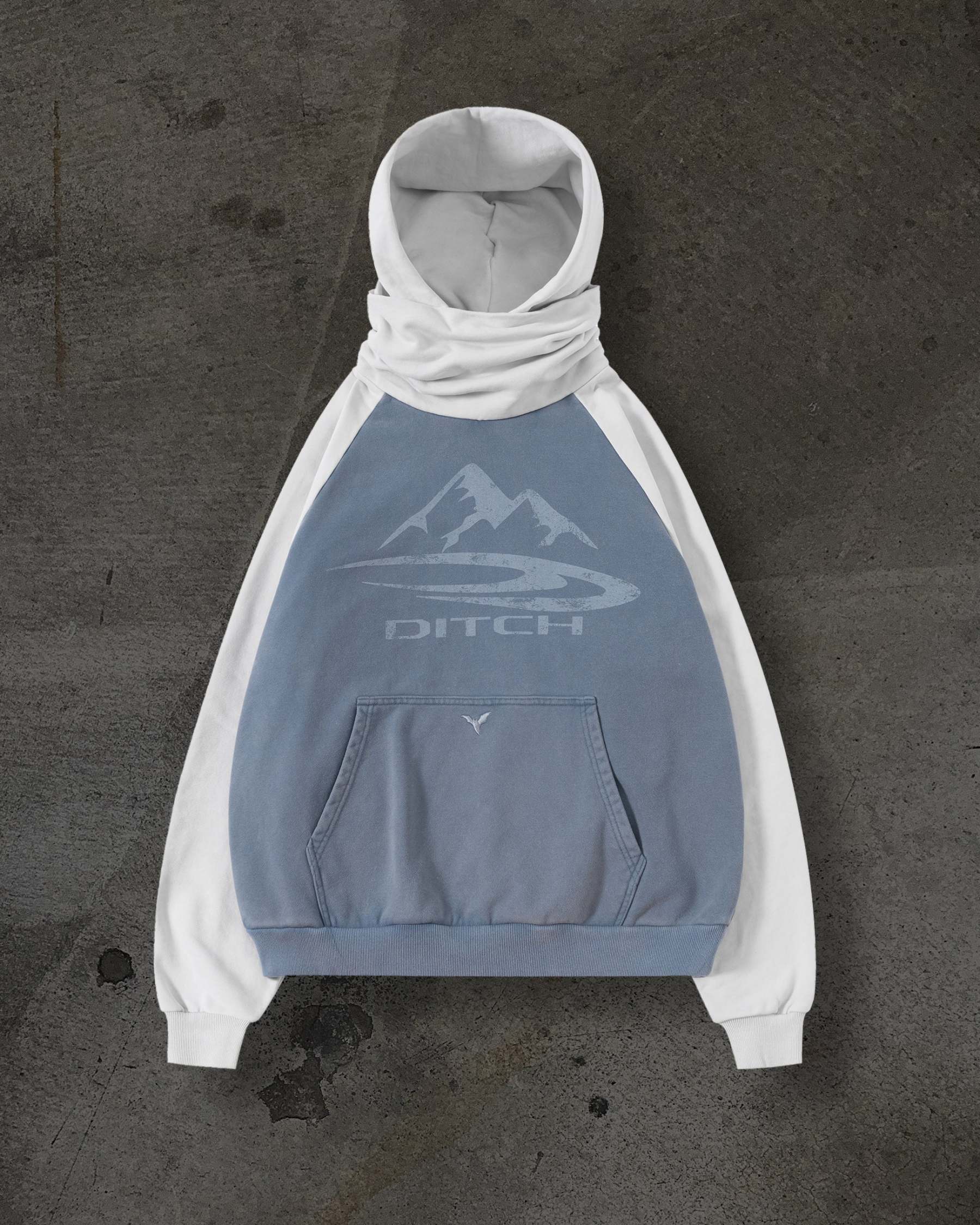 SUMMIT MASKED HOODIE (FLINT)-IYAMIUIO