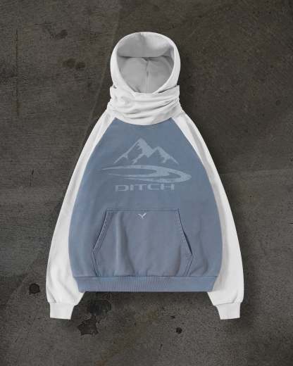 SUMMIT MASKED HOODIE (FLINT)-IYAMIUIO