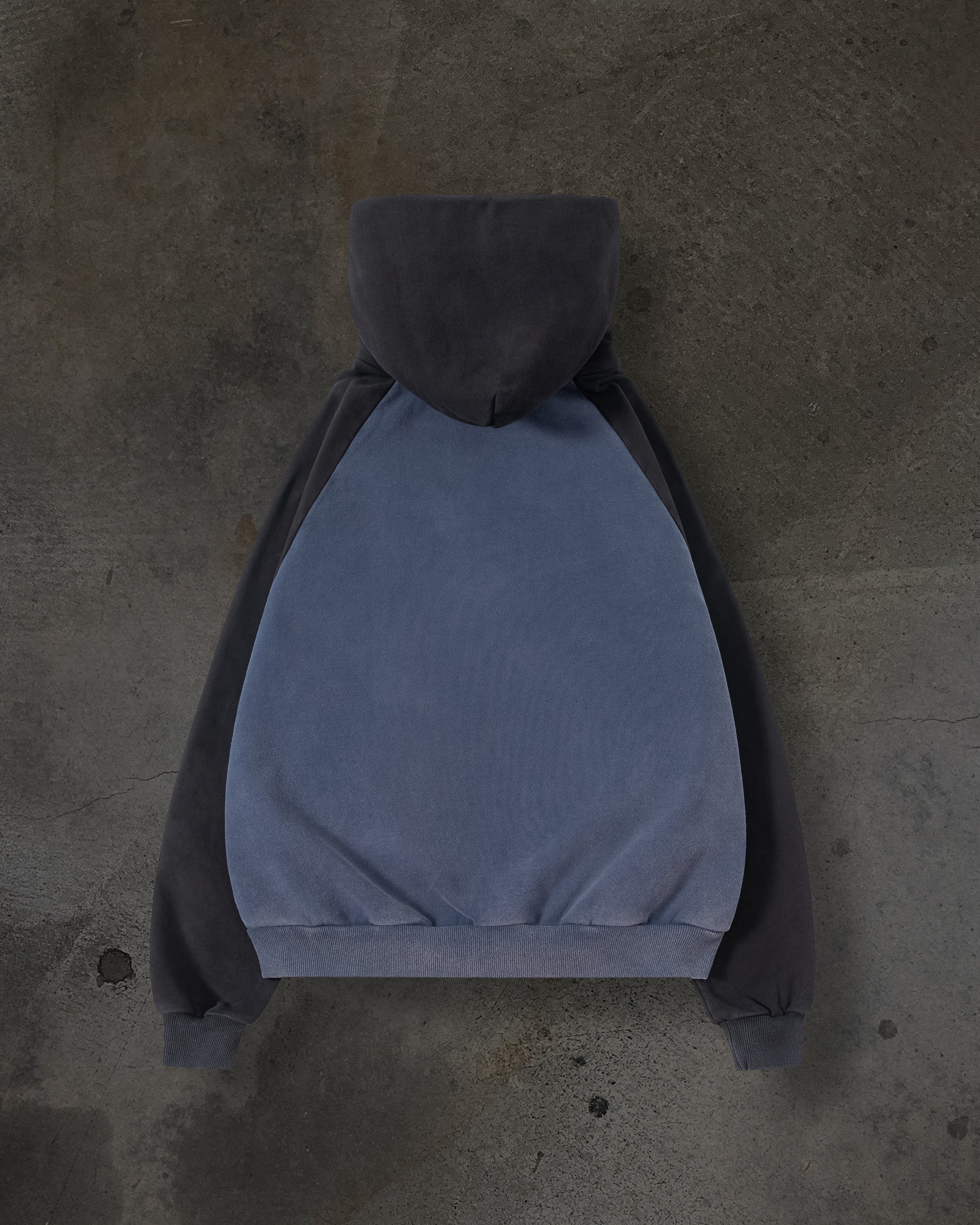 SUMMIT MASKED HOODIE (BLEU)-IYAMIUIO