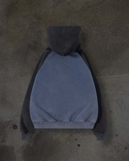SUMMIT MASKED HOODIE (BLEU)-IYAMIUIO