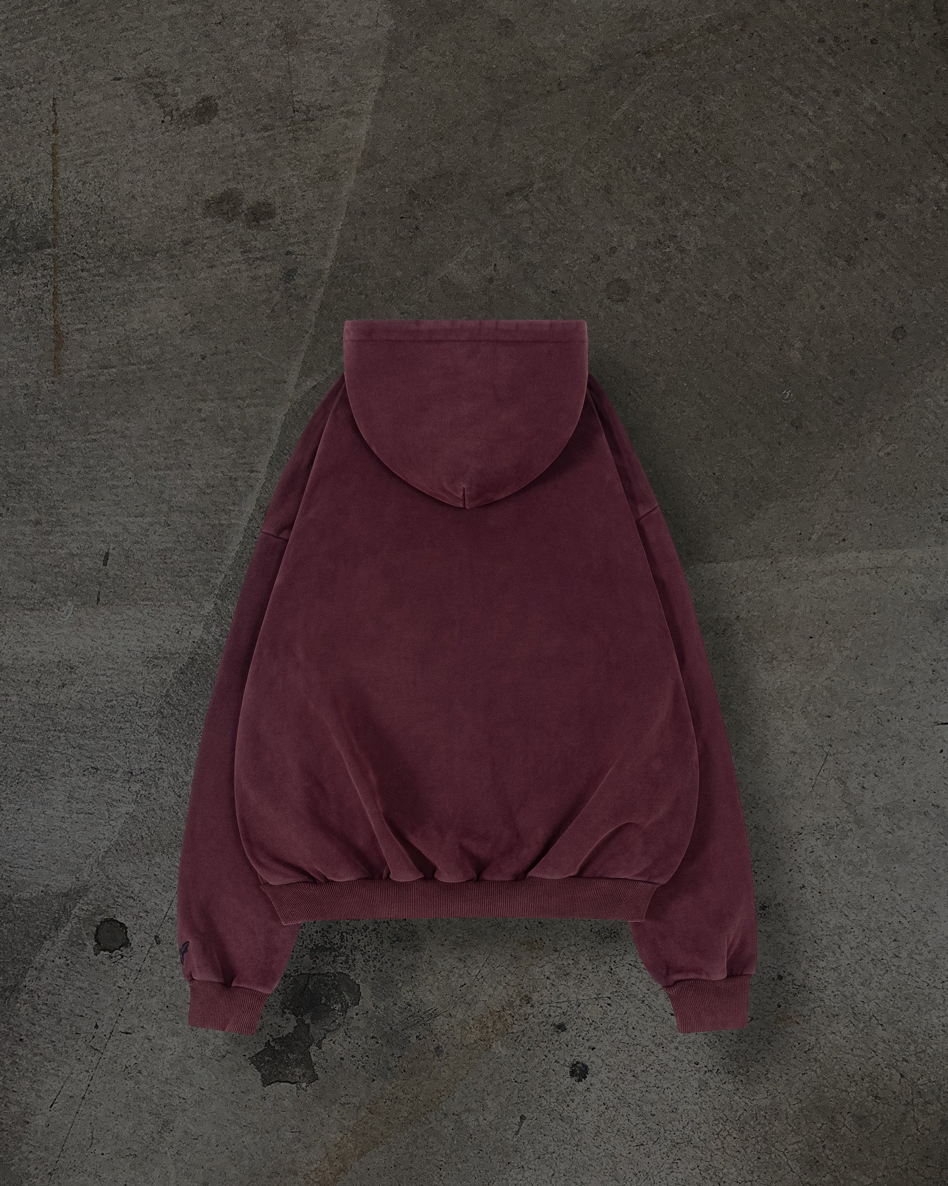 ATHLETIC ZIPUP (CRIMSON)-IYAMIUIO