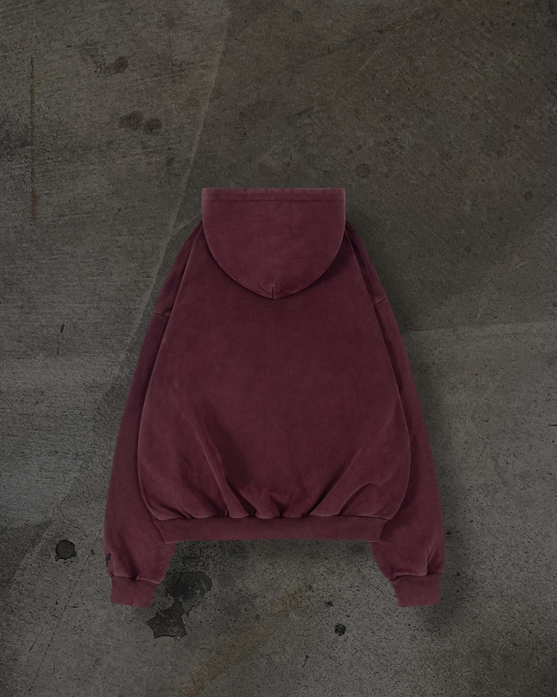 ATHLETIC ZIPUP (CRIMSON)-IYAMIUIO