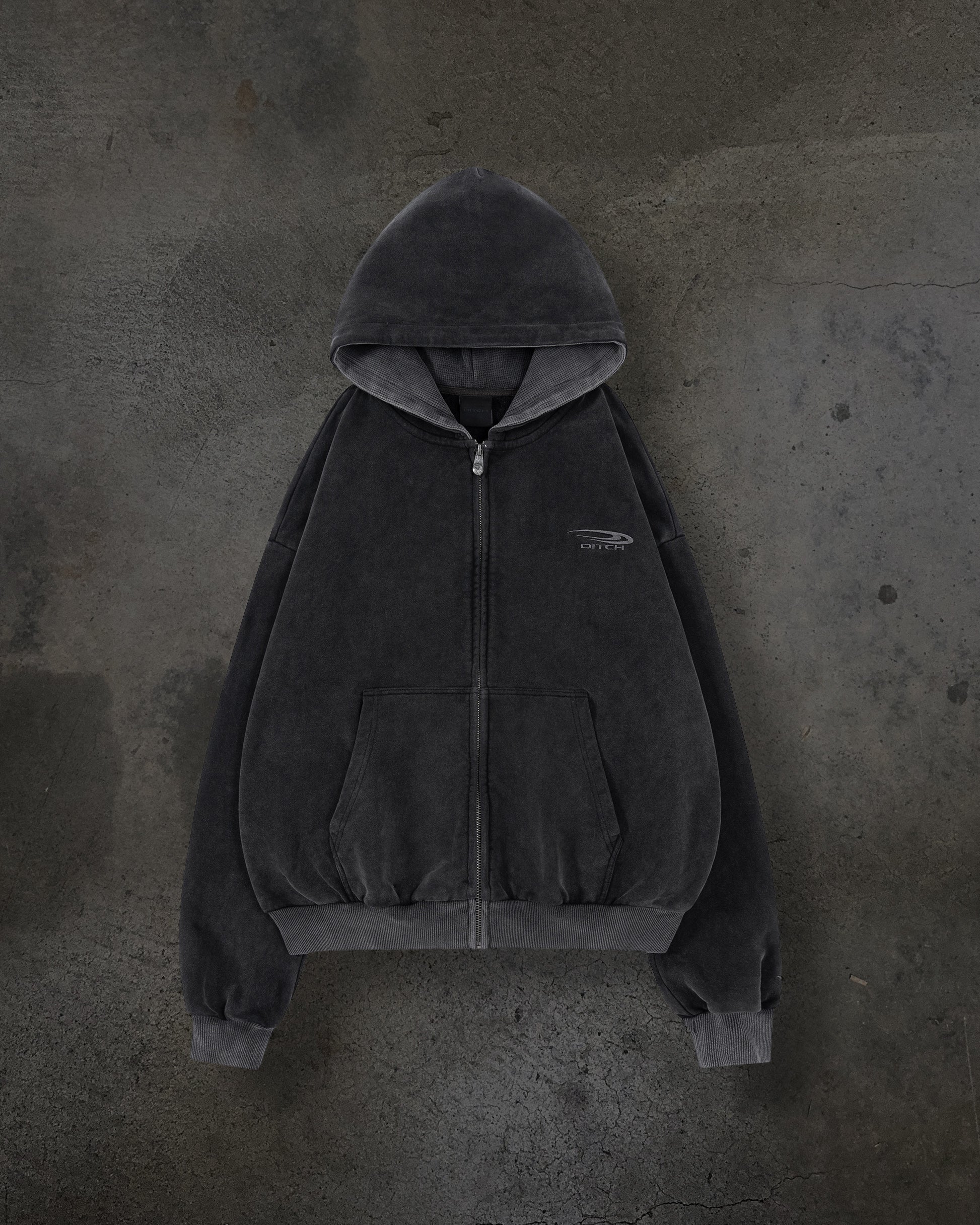 ATHLETIC ZIPUP (COAL)-IYAMIUIO