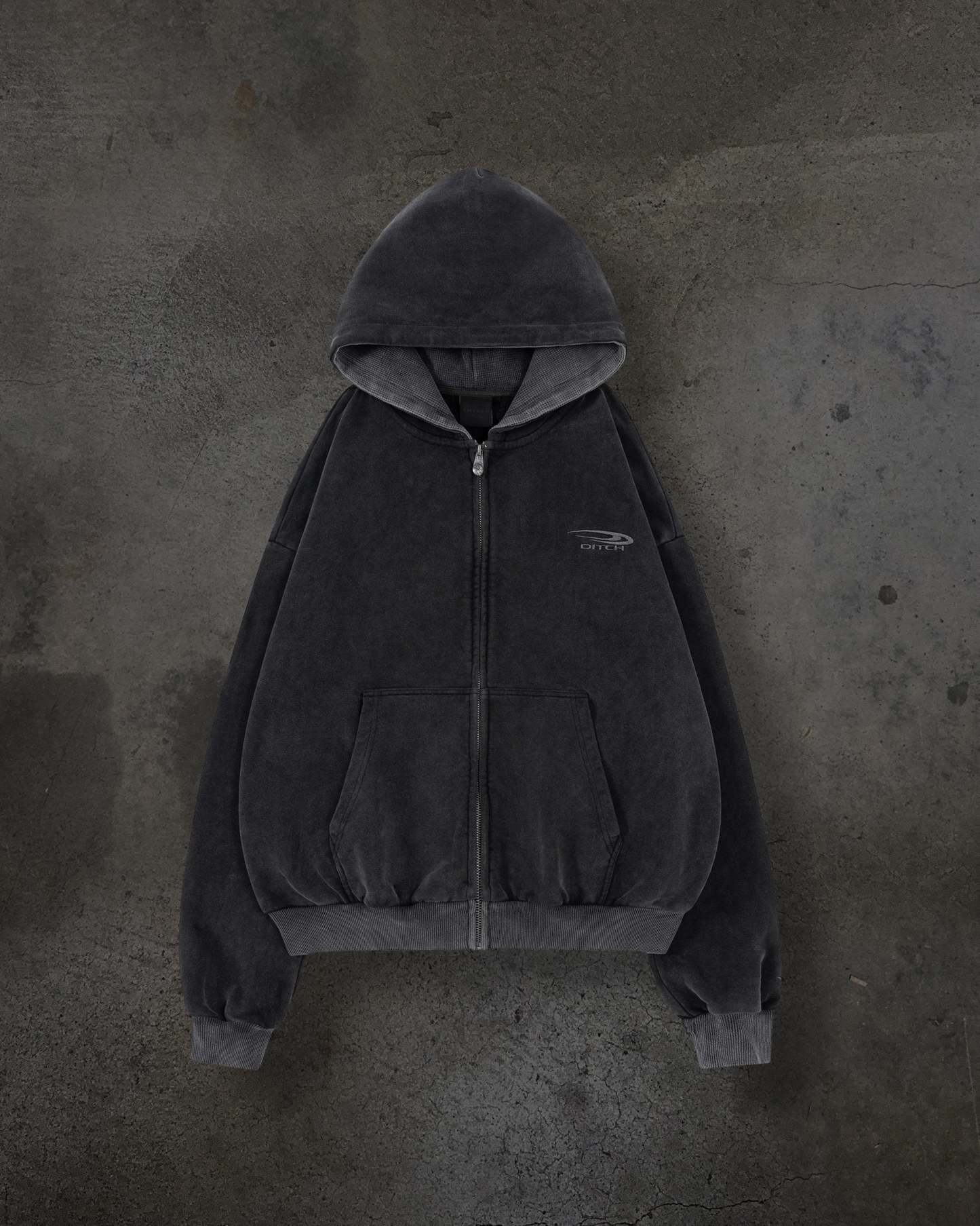 ATHLETIC ZIPUP (COAL)-IYAMIUIO