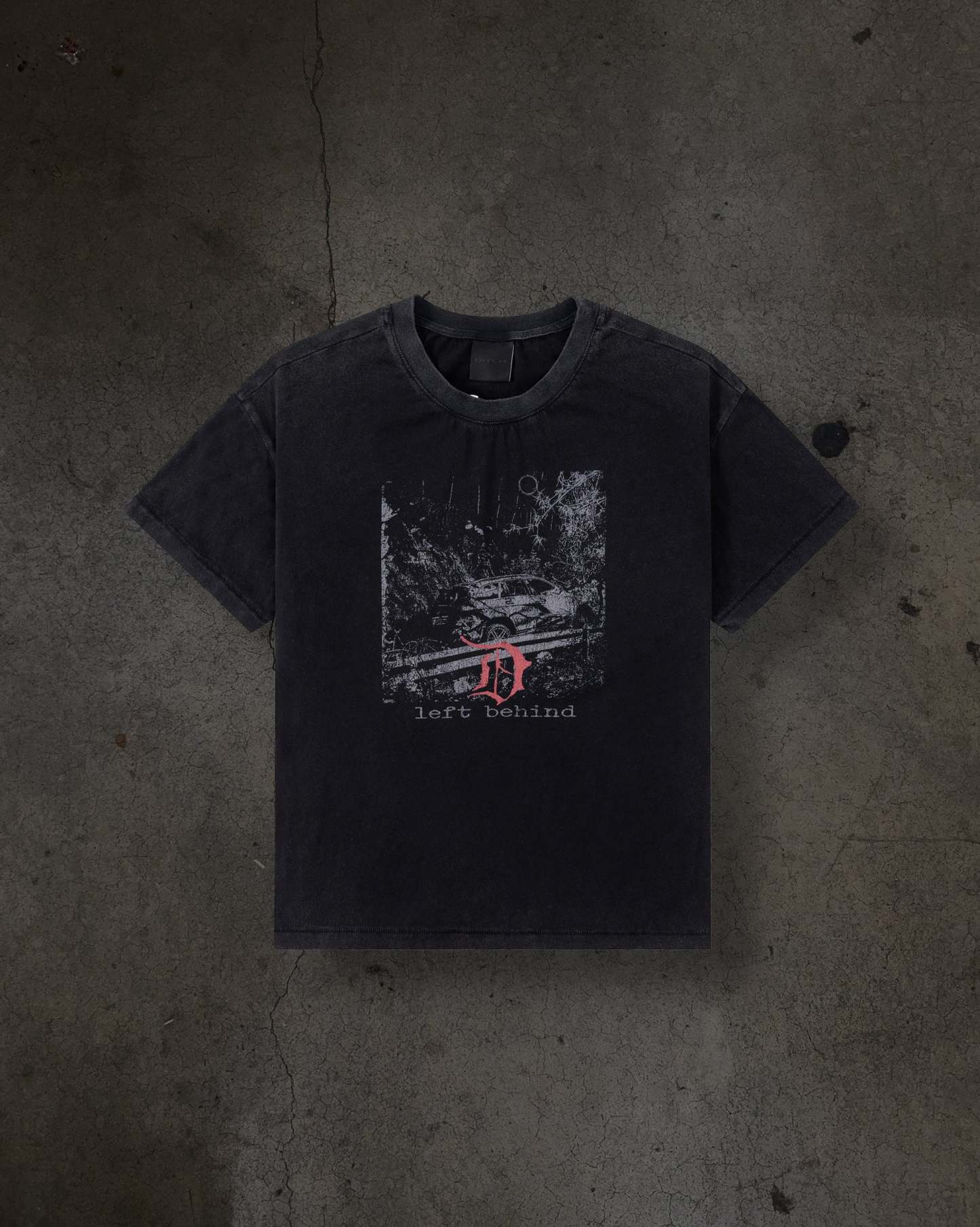 CAR CRASH TEE (COAL)-IYAMIUIO