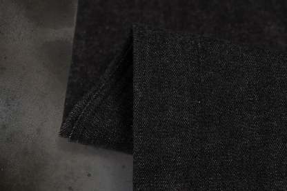 JAPANESE SELVEDGE SLUB DOUBLE KNEES (COAL)-IYAMIUIO
