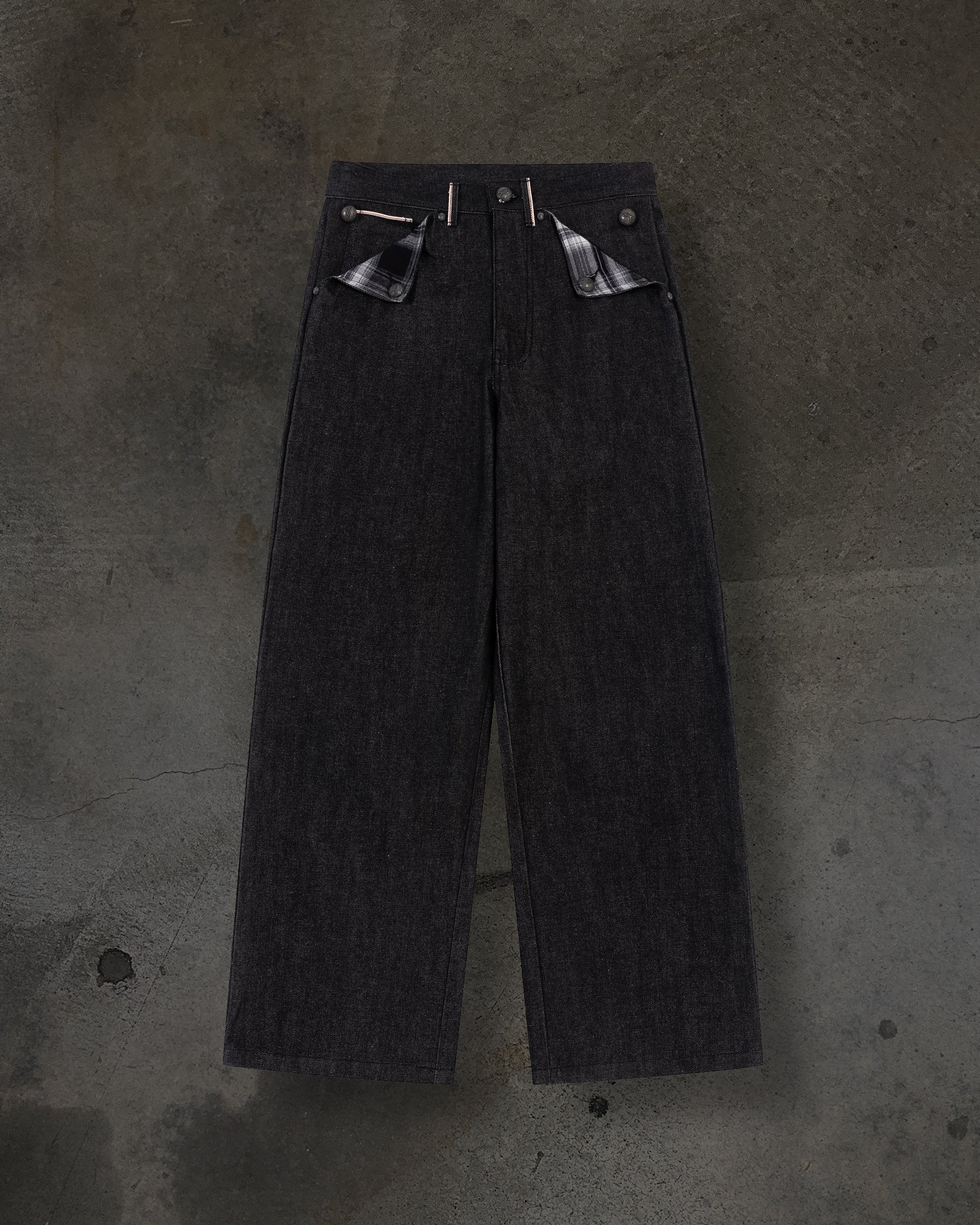 JAPANESE SELVEDGE SLUB DENIM (COAL)-IYAMIUIO
