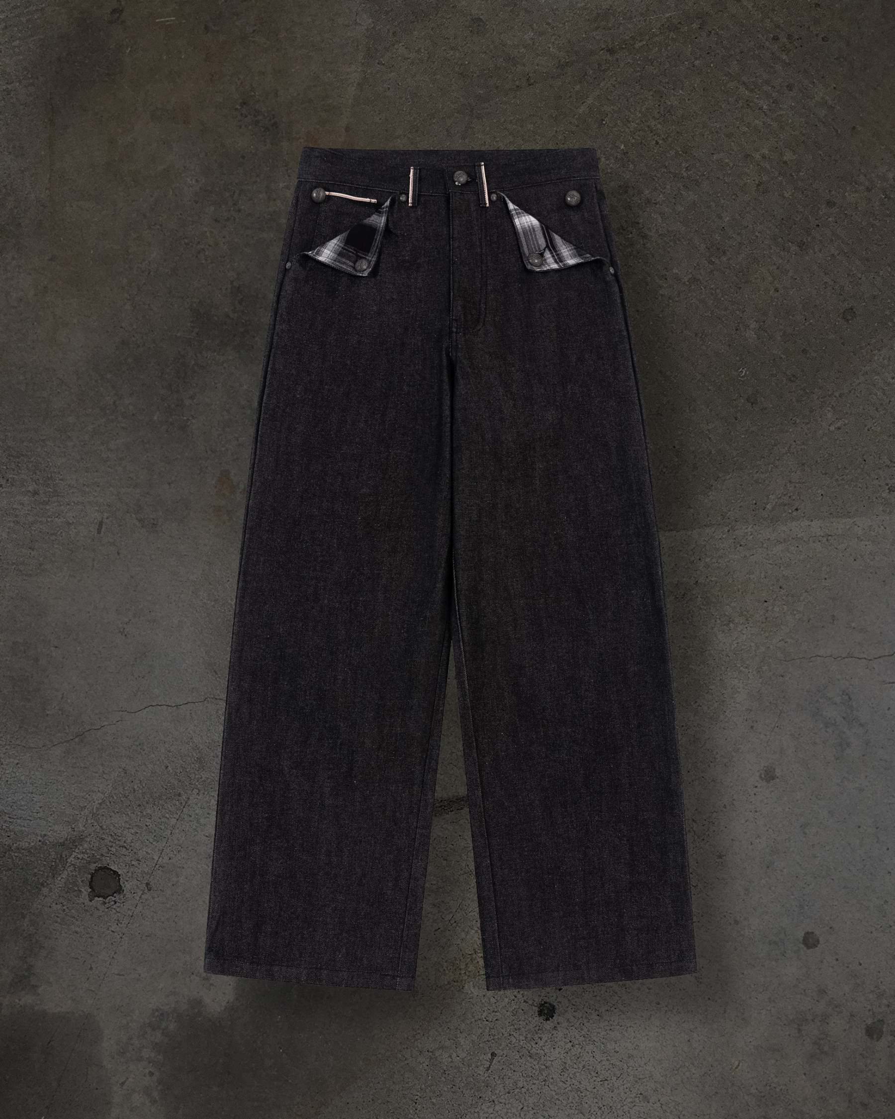 JAPANESE SELVEDGE SLUB DENIM (COAL)-IYAMIUIO