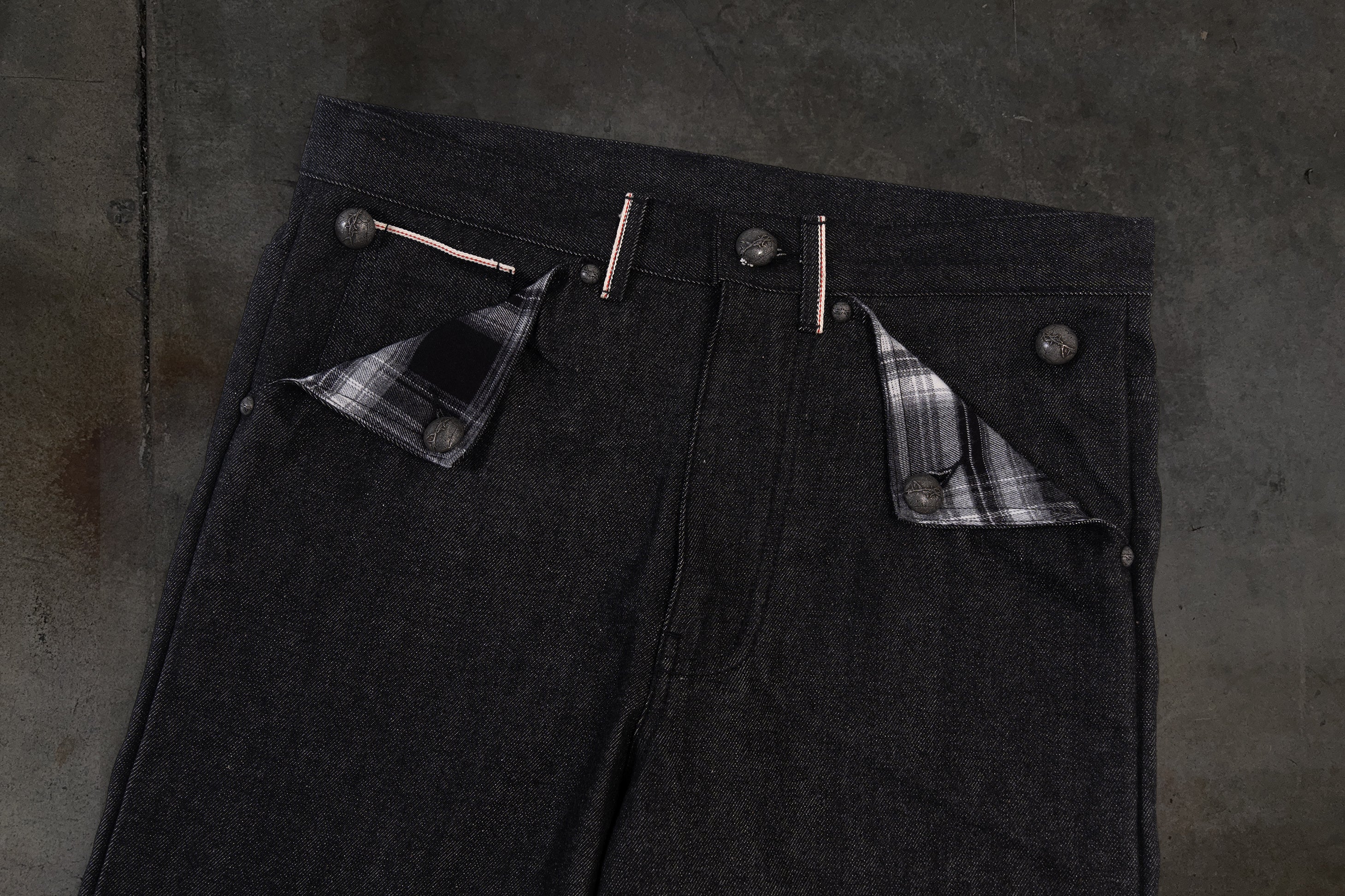 JAPANESE SELVEDGE SLUB DENIM (COAL)-IYAMIUIO