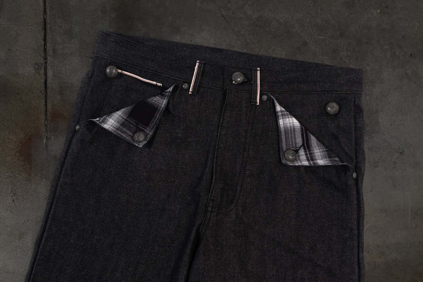 JAPANESE SELVEDGE SLUB DENIM (COAL)-IYAMIUIO