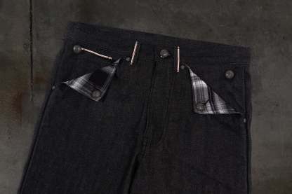 JAPANESE SELVEDGE SLUB DENIM (COAL)-IYAMIUIO