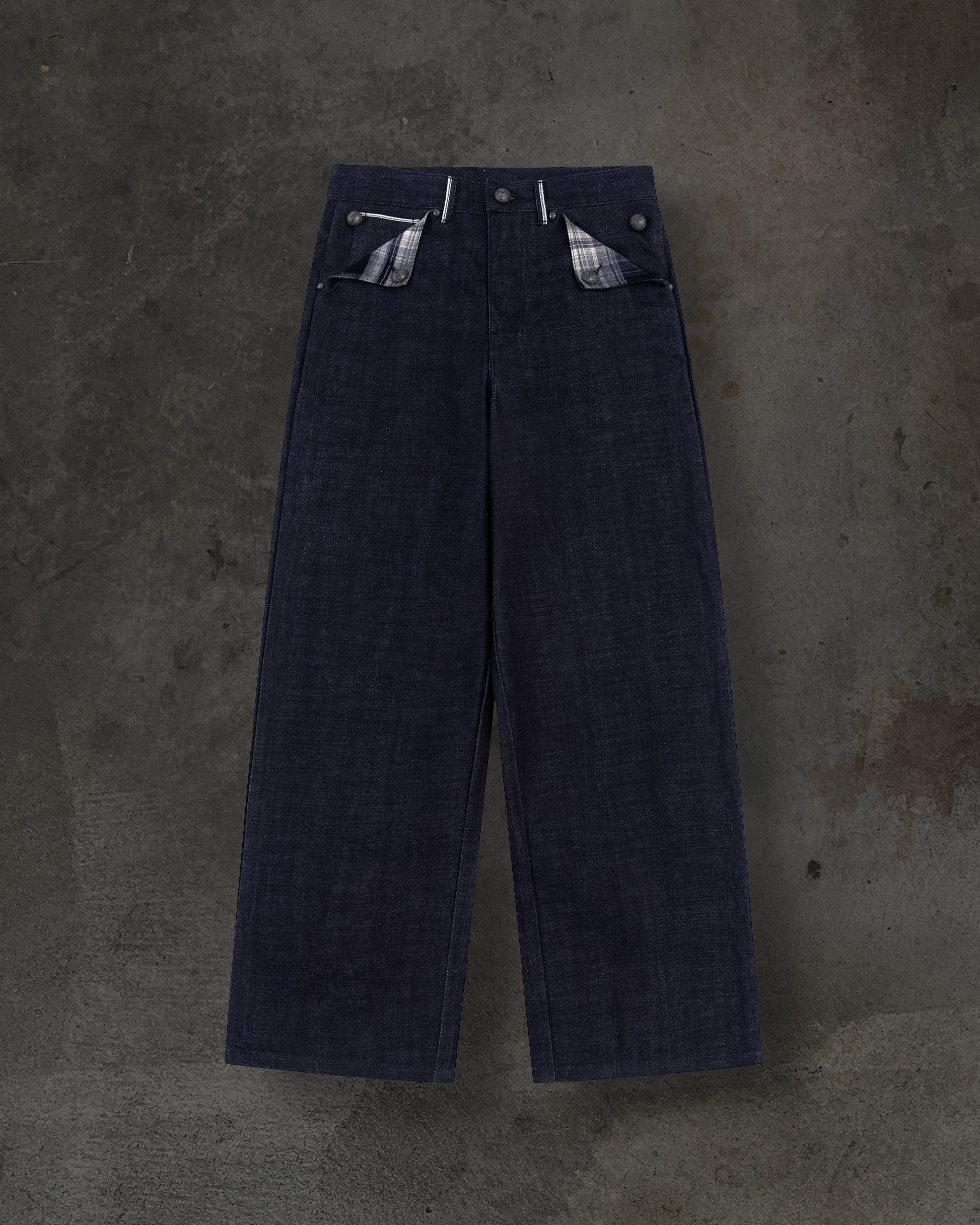 JAPANESE SELVEDGE SLUB DENIM (INDIGO)-IYAMIUIO