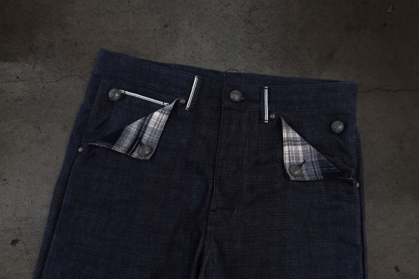 JAPANESE SELVEDGE SLUB DENIM (INDIGO)-IYAMIUIO