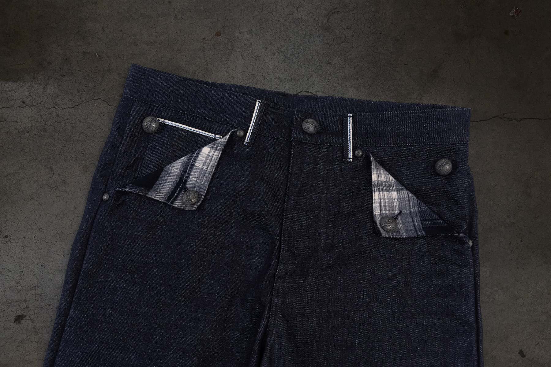 JAPANESE SELVEDGE SLUB DENIM (INDIGO)-IYAMIUIO