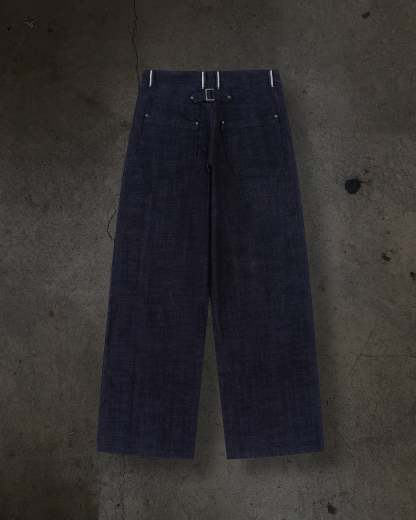 JAPANESE SELVEDGE SLUB DENIM (INDIGO)-IYAMIUIO