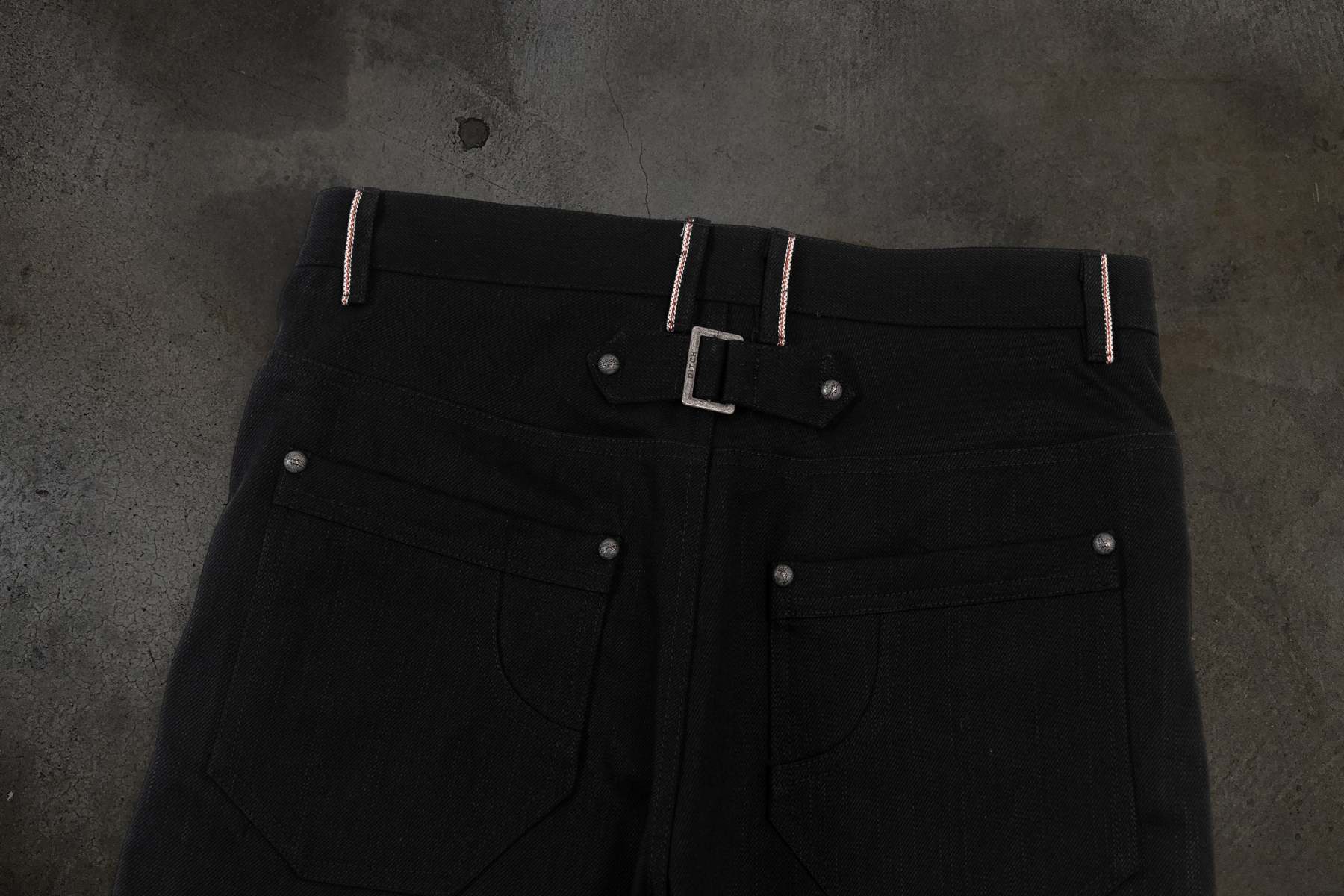 JAPANESE SELVEDGE SLUB DENIM (JET BLACK)-IYAMIUIO