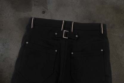 JAPANESE SELVEDGE SLUB DENIM (JET BLACK)-IYAMIUIO