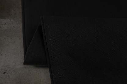 JAPANESE SELVEDGE SLUB DENIM (JET BLACK)-IYAMIUIO