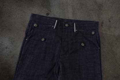 JAPANESE SELVEDGE SLUB DENIM (INDIGO)-IYAMIUIO