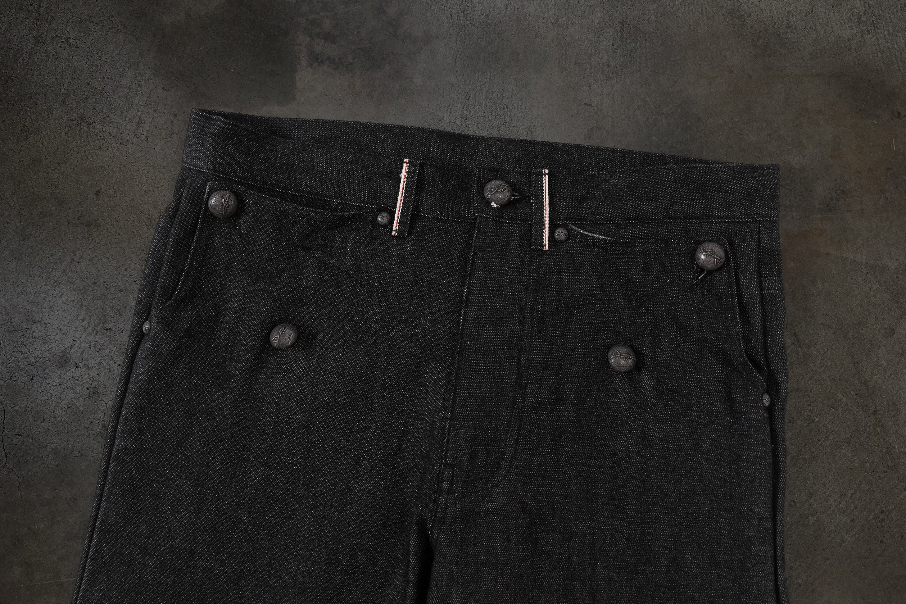 JAPANESE SELVEDGE SLUB DENIM (COAL)-IYAMIUIO