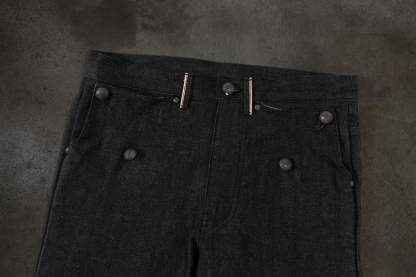 JAPANESE SELVEDGE SLUB DENIM (COAL)-IYAMIUIO