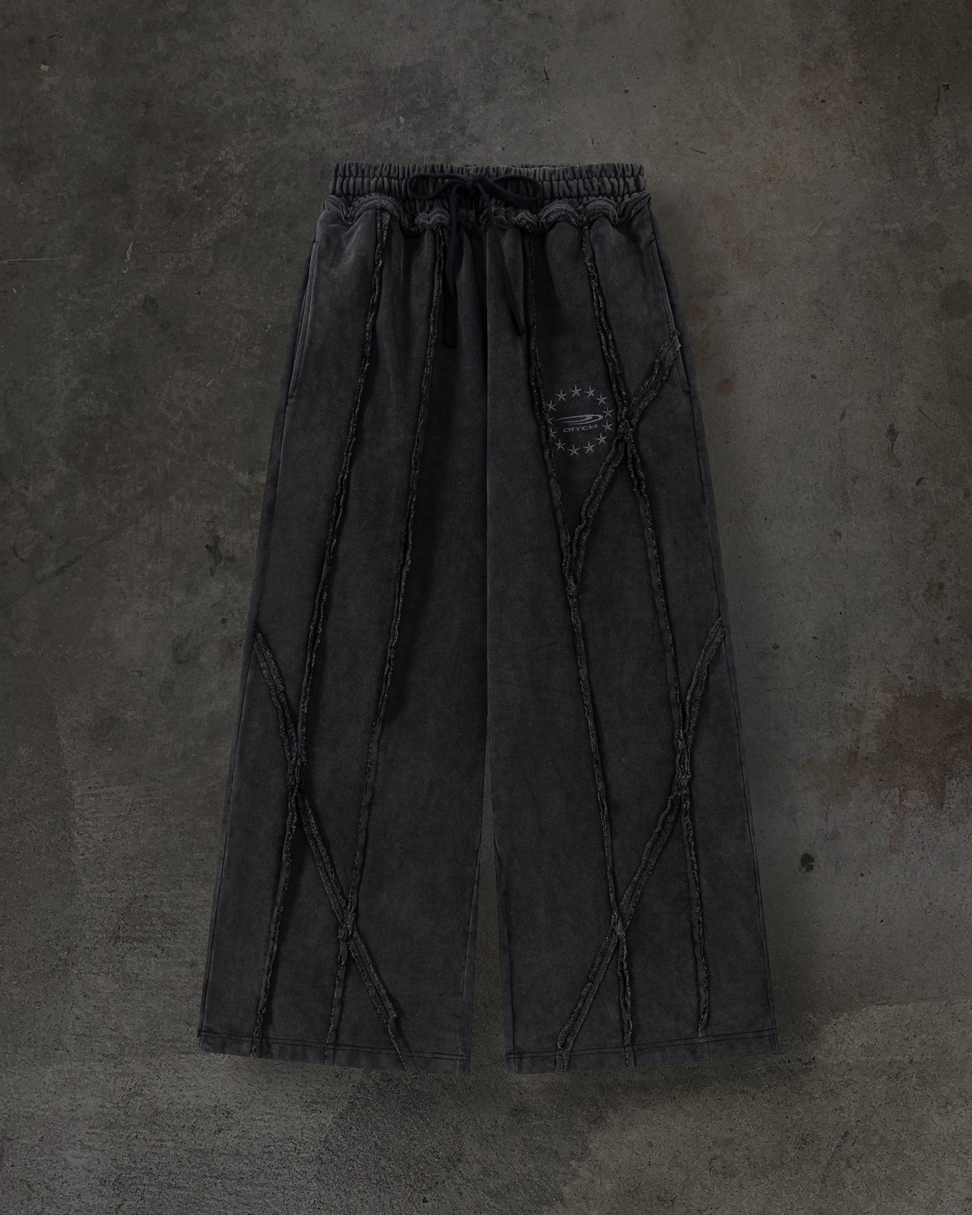 MENDED SWEATS (COAL)-IYAMIUIO