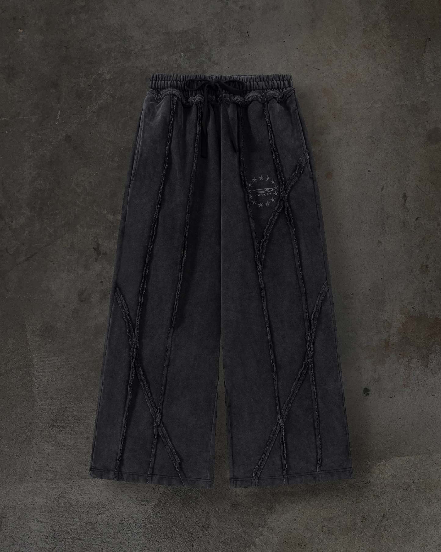 MENDED SWEATS (COAL)-IYAMIUIO