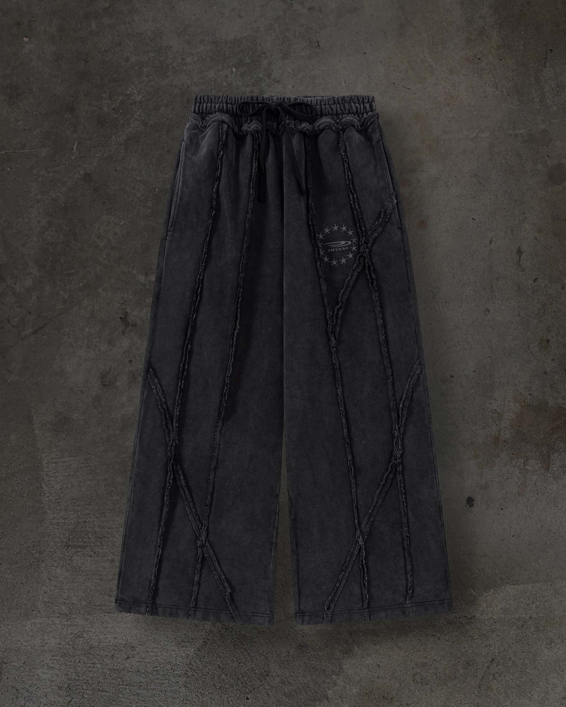 MENDED SWEATS (COAL)-IYAMIUIO