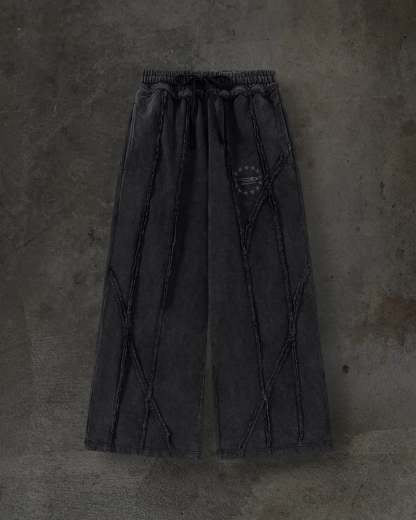 MENDED SWEATS (COAL)-IYAMIUIO