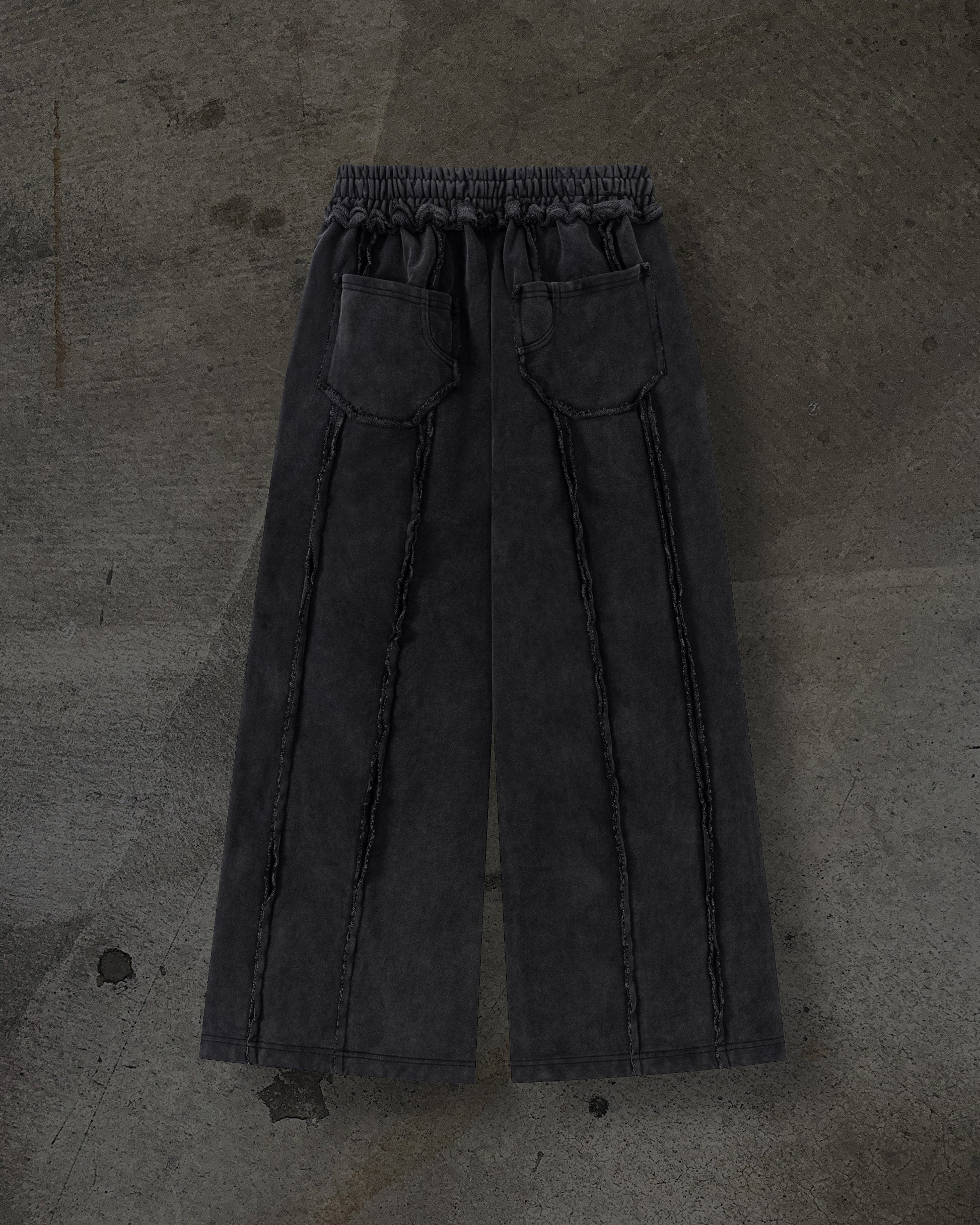 MENDED SWEATS (COAL)-IYAMIUIO