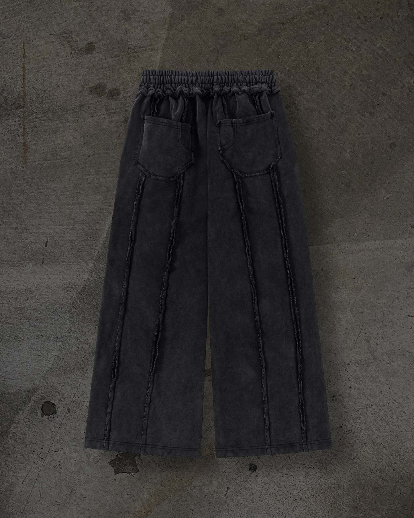 MENDED SWEATS (COAL)-IYAMIUIO