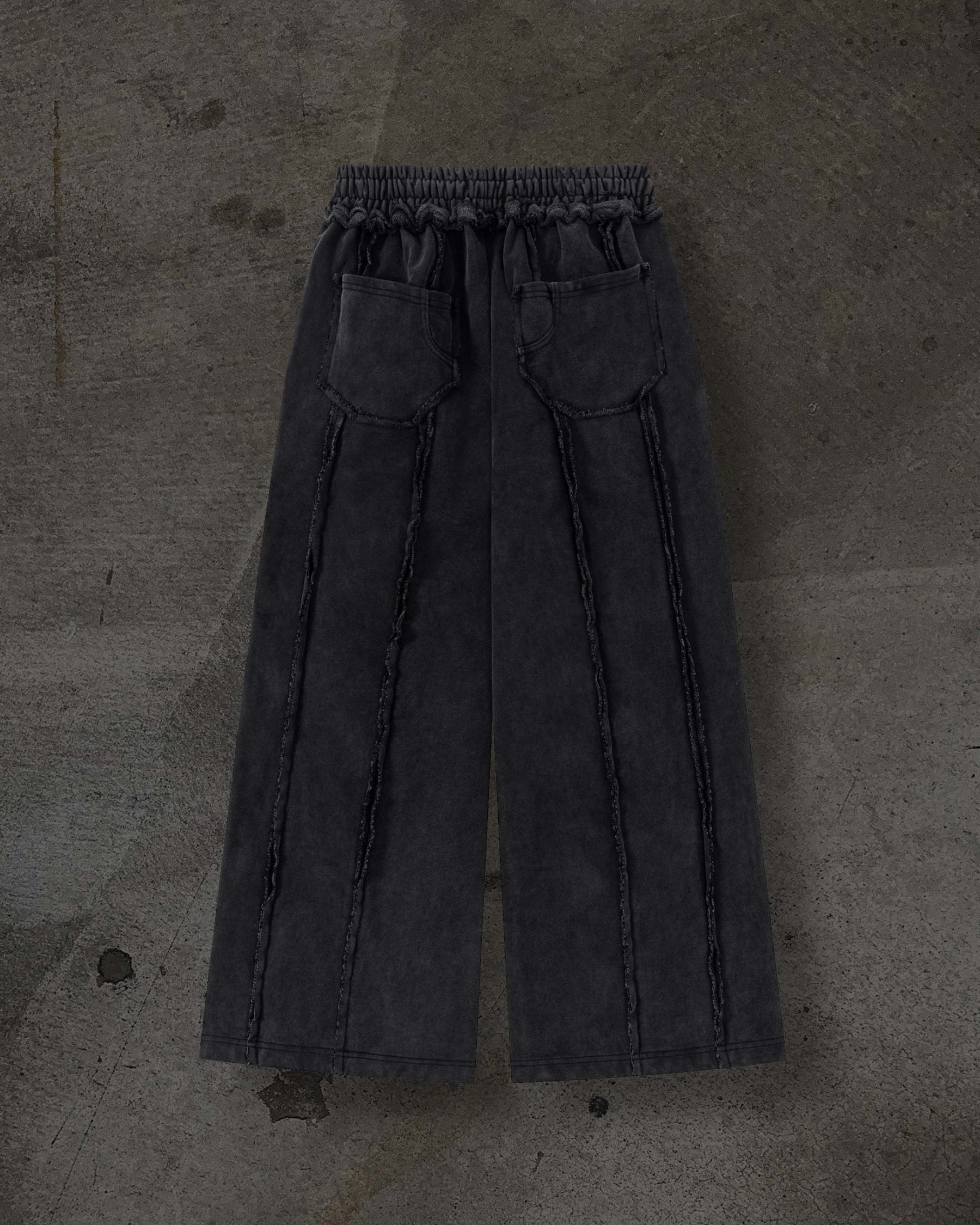 MENDED SWEATS (COAL)-IYAMIUIO