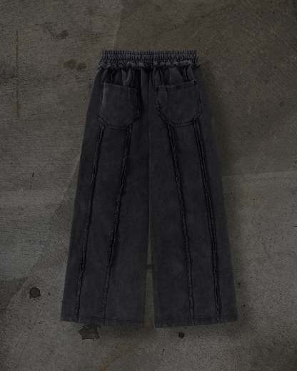 MENDED SWEATS (COAL)-IYAMIUIO