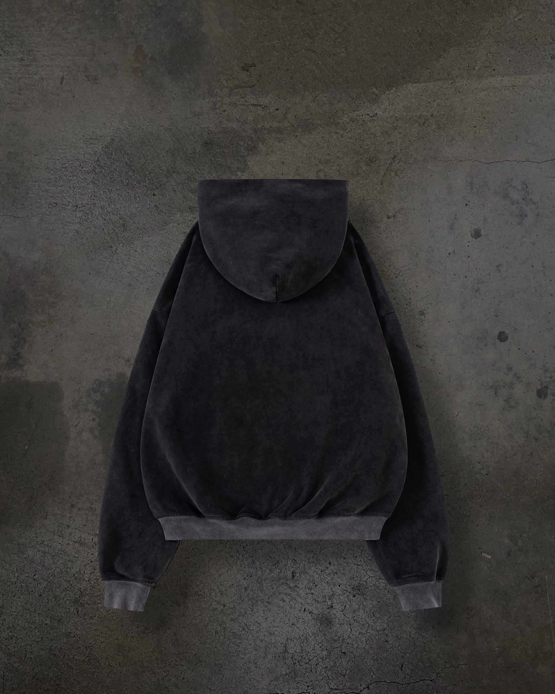 STITCHED LOGO PULLOVER (COAL)-IYAMIUIO