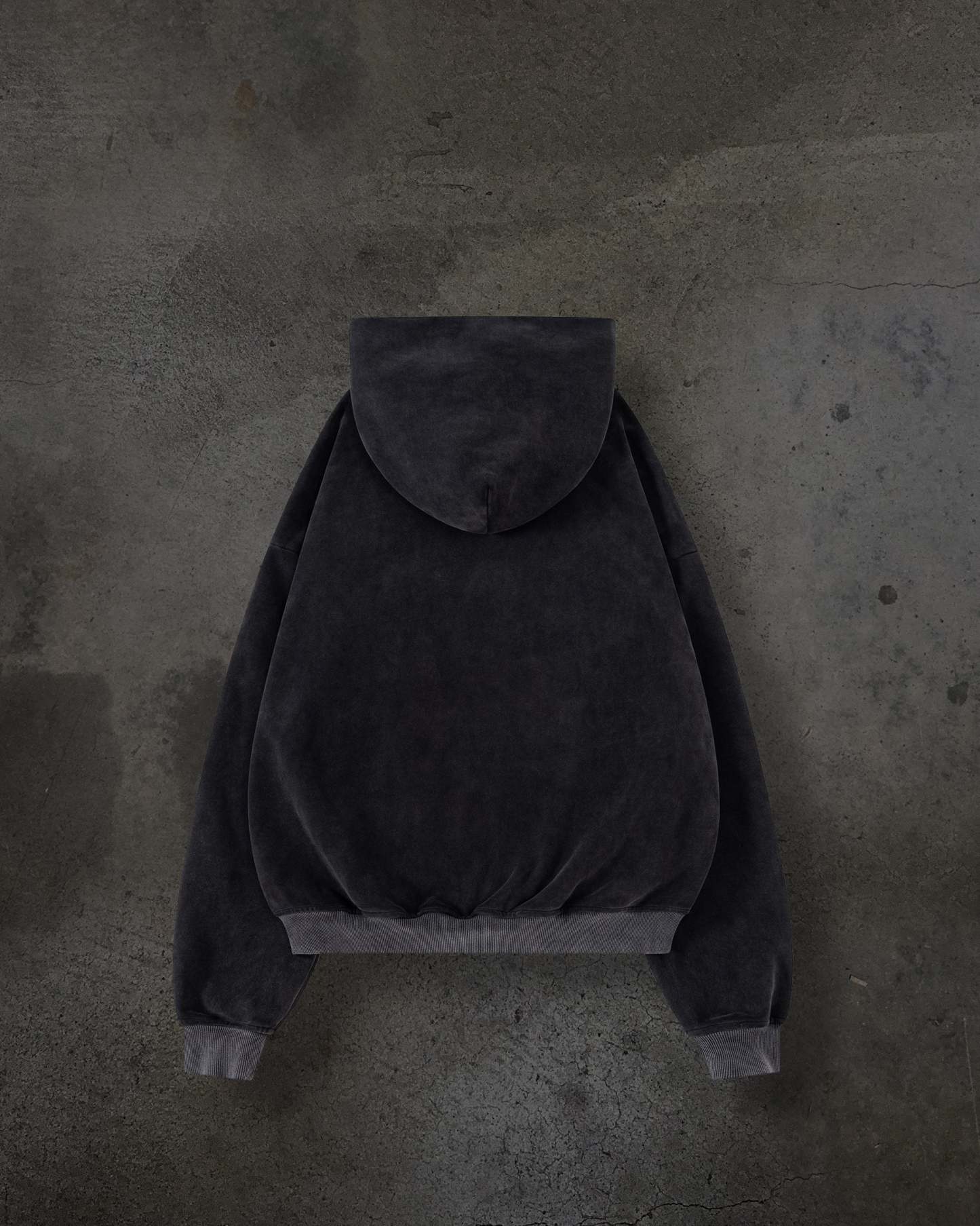 STITCHED LOGO PULLOVER (COAL)-IYAMIUIO